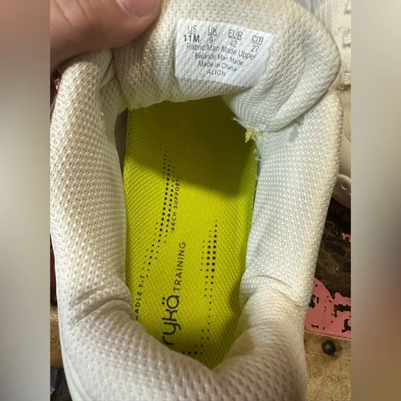 RYKA white Running shoes Women’s sz 11 - Picture 6 of 7